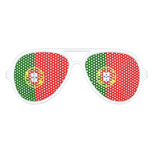 Party unter portugiesischer Flagge | Stolz Portuga Sonnenbrille (Vorderseite)