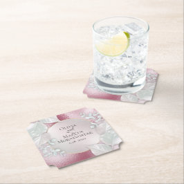 Party Untersetzer | Wispy Burgundy Shimmer