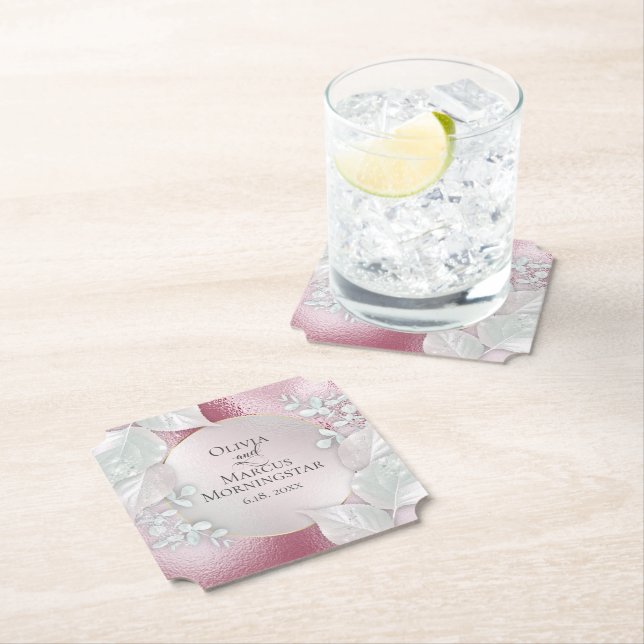 Party Untersetzer | Wispy Burgundy Shimmer (Vor Ort)