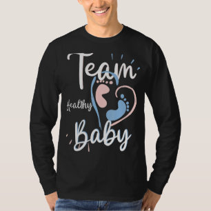 Party versorgt Team Healthy Baby Gender Reveal T-Shirt