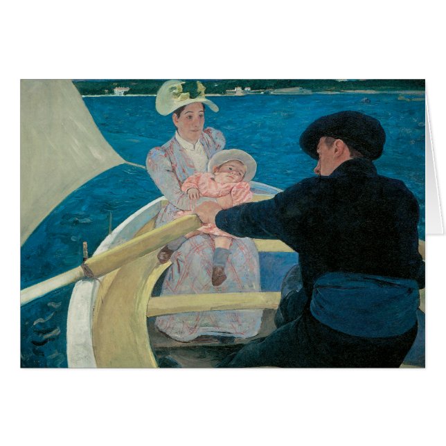 Party von Mary Cassatt, Vintage Kunst (Vorderseite (Horizontal))