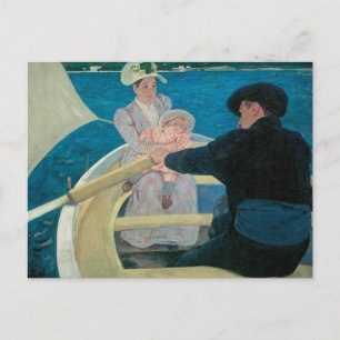 Party von Mary Cassatt, Vintage Kunst Postkarte