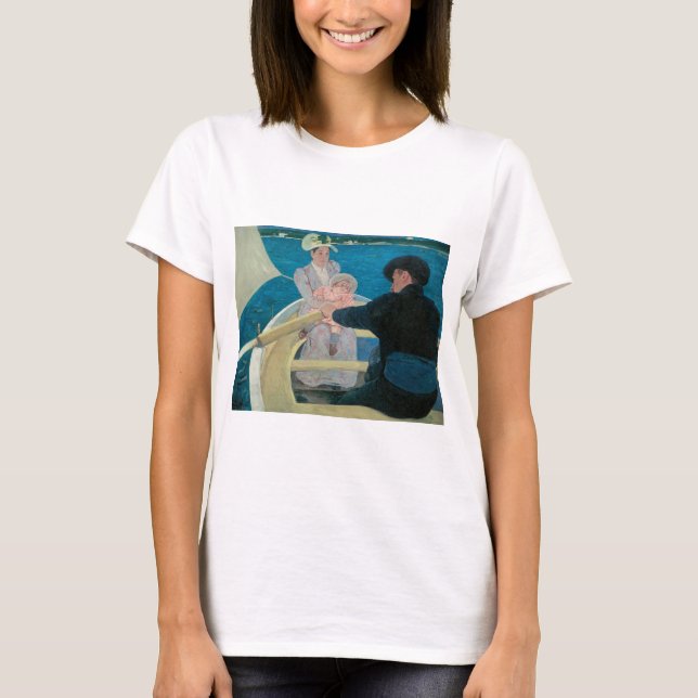 Party von Mary Cassatt, Vintage Kunst T-Shirt (Vorderseite)