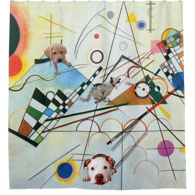 Party von Zusammensetzung VIII Duschvorhang (Vorderseite)