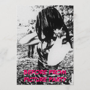 Party vor dem Tanz Einladung