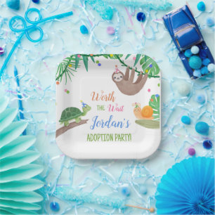 Party Warte Adoption Pappteller