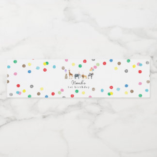 Party Wasserflaschenetikett