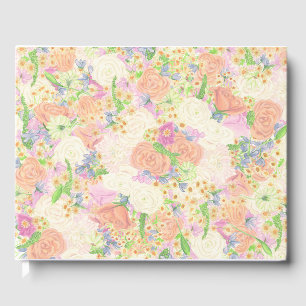 Party Watercolor Garden Blumenzwiebeln Wappen Gästebuch