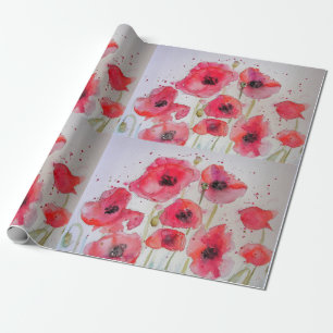 Party Watercolor Wrapping Paper Geschenkpapier