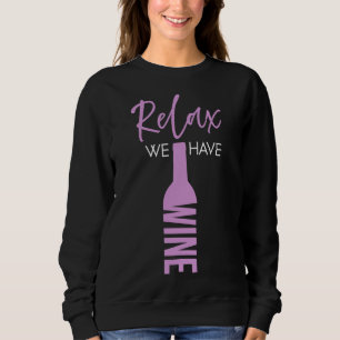 Party Weinkultur und Erde Sweatshirt