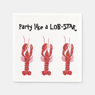 Party wie ein Lob-Star Napkins Serviette