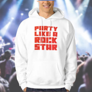 Party wie ein Rockstar Hoodie
