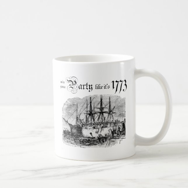 Party wie es ist 1773 kaffeetasse (Rechts)