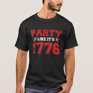 Party wie es ist 1776 4. Juli Feier Gif T-Shirt