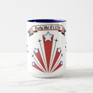 "Party, wie es ist 1776!" Kaffee/Tee Tasse