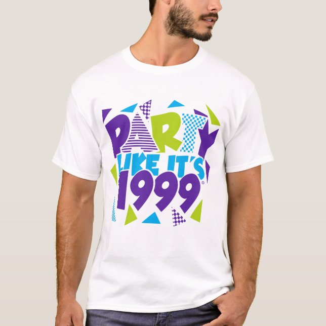 Party wie es ist 1999®™ T - Shirt - Entwurf 01 (Vorderseite)