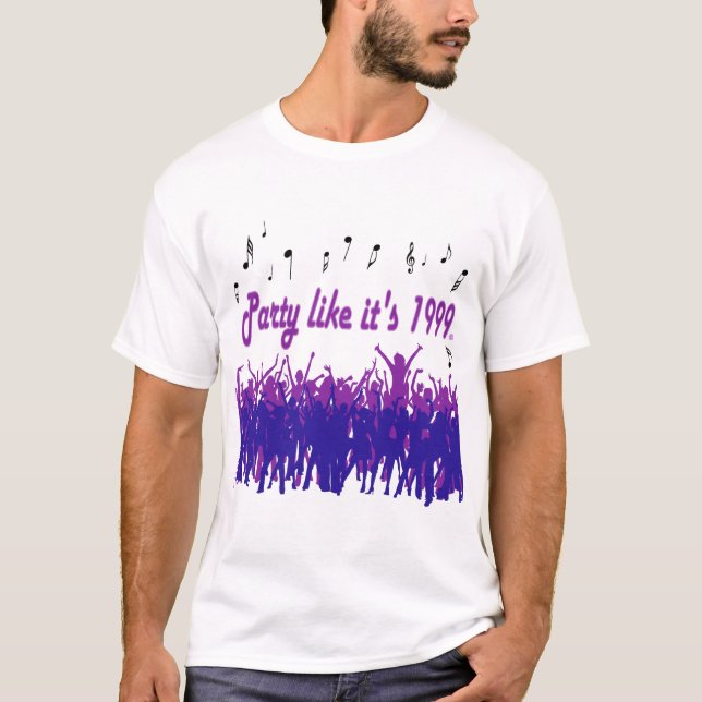 Party wie es ist 1999® - T - Shirt - lila PET DES (Vorderseite)
