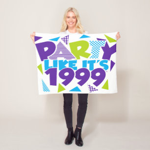 Party wie es ist umfassendes 1999®™ - Entwurf 0 Fleecedecke