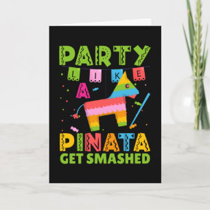 Party wie Pinata wird zerschlagen Karte