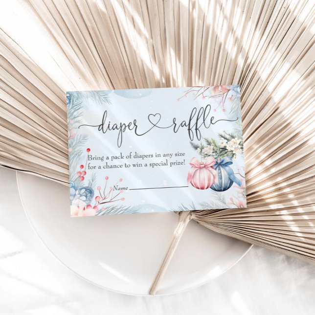 Party-Windeln im Winter-Geschlecht Begleitkarte (Von Creator hochgeladen)