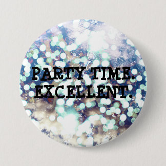 Party-Zeit. Ausgezeichnet Button