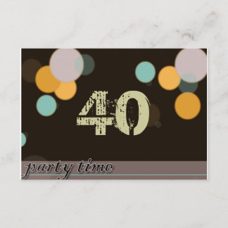 Party-Zeit Einladung