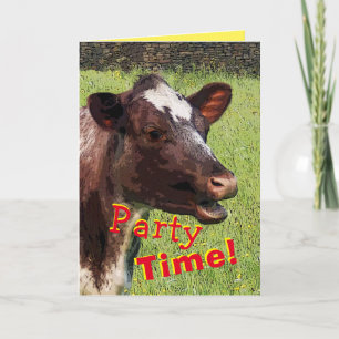 Party Zeit Geburtstag Karte