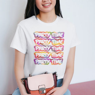 Party-Zeit-Junggeselinnen-Abschied T-Shirt