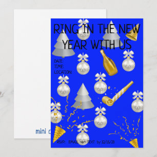 Party Zeit! (leer) Feiertagskarte