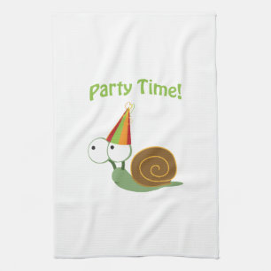 Party Zeit! Schnecke Handtuch