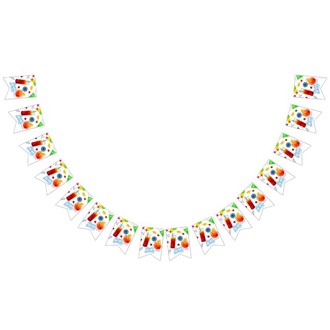 Party Zeitbild zum Geburtstagsbanner Wimpelkette (Alle)