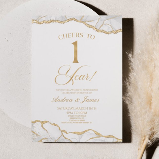 Party zum 1. Hochzeitstag Einladung (Von Creator hochgeladen)