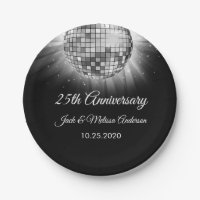 Party zum 25. Geburtstag der Hochzeit Silver Disco