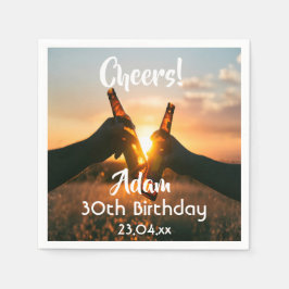 Party zum 30. Geburtstag jubelt Bierkeller Foto Ty Serviette