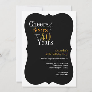 Party zum 40. Geburtstag Einladung