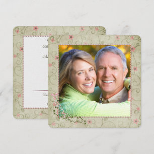 Party zum 55. Jahrestag mit Foto Einladung