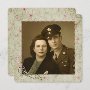 Party zum 75. Jahrestag mit Foto Einladung