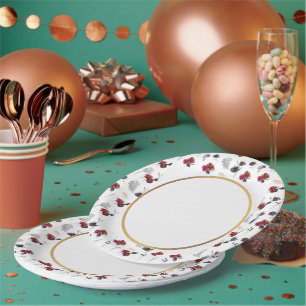 Party zum abstrakten Muster Pappteller