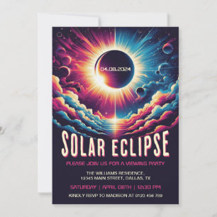 Party zum Betrachten von Solarzellen Einladung