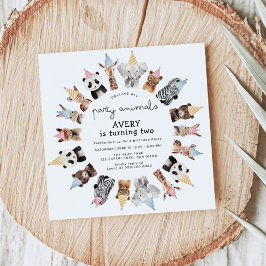 Party zum Geburtstag Einladung