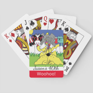 Party zum Geburtstag Spielkarten