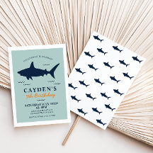 Party zum Geburtstag von Haifischen