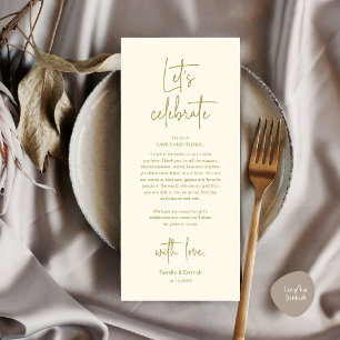 Party zum Hochzeitsplatz zum Abendessen dank Karte