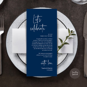 Party zum Hochzeitsplatz zum Abendessen dank Karte