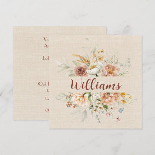 Party zum Jahrestag des Blumenhandels Einladung