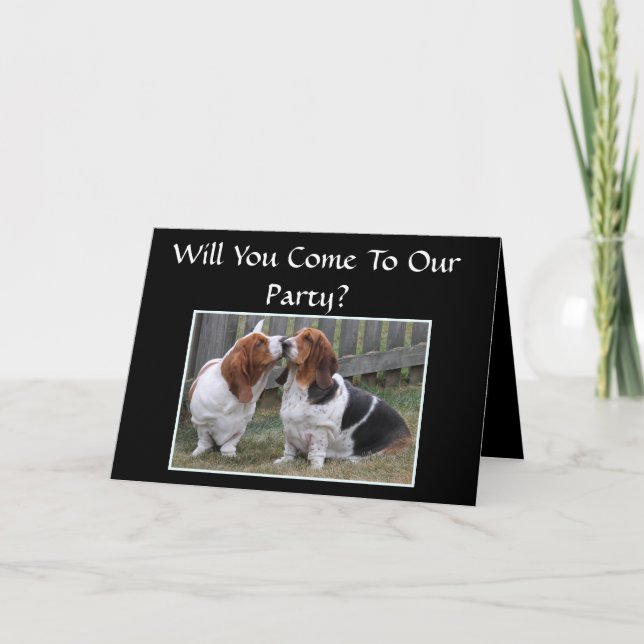 Party zum Jahrestag Einladung (Vorderseite)