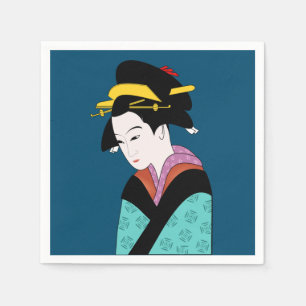 Party zum japanischen Abendessen Serviette