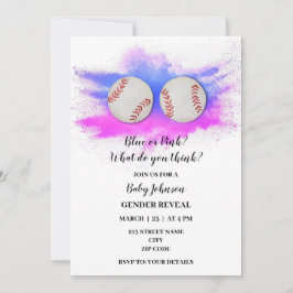 Party zum Thema Baseball Einladung