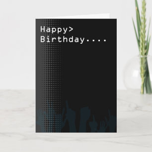 Party zum Thema "Geburtstag glücklich Karte