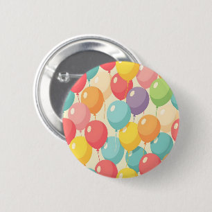 Partybälle in verschiedenen Farben Button